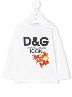 Dolce & Gabbana Kids футболка Look at Me