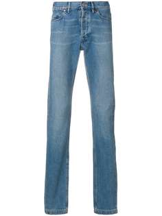 Lanvin джинсы с выцветшим эффектом и полосками по бокам
