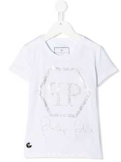 Philipp Plein Junior gem stud embellished T-shirt