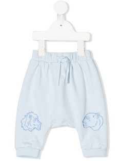 Kenzo Kids брюки с вышивкой