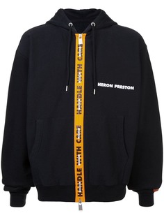 Heron Preston толстовка на молнии с логотипом