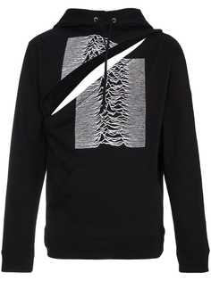 Raf Simons худи из двух частей Unknown Pleasures