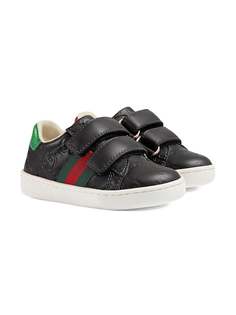 Gucci Kids кроссовки Gucci Signature с отделкой Web