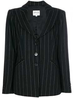 Giorgio Armani Vintage блейзер в тонкую полоску
