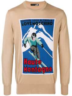Love Moschino трикотажный свитер Ski