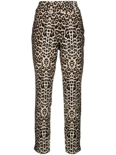 Veronica Beard леопардовые брюки