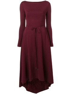 Dsquared2 асимметричное платье миди