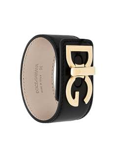 Dolce & Gabbana браслет-кафф с бляшкой с логотипом