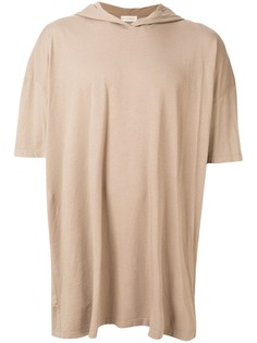 Faith Connexion футболка оверсайз с капюшоном и принтом на спине