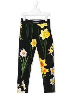 Dolce & Gabbana Kids floral print leggings