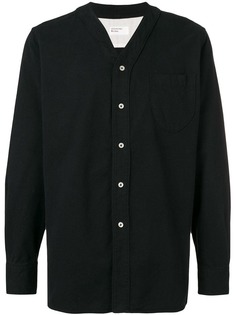 Universal Works рубашка на пуговицах без воротника