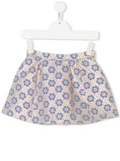 Hucklebones London юбка сборного дизайна с цветочным принтом