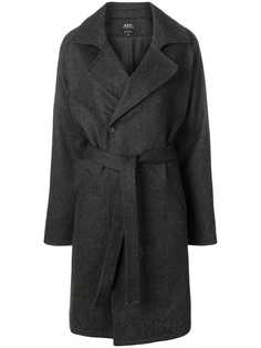 A.P.C. двубортное пальто