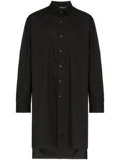 Y-3 асимметричная рубашка с принтом логотипа