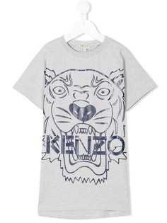 Kenzo Kids платье-футболка Tiger