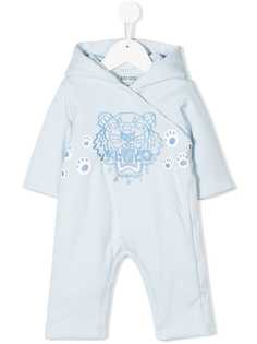Kenzo Kids ромпер с капюшоном и вышивкой