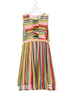 Nº21 Kids полосатое платье