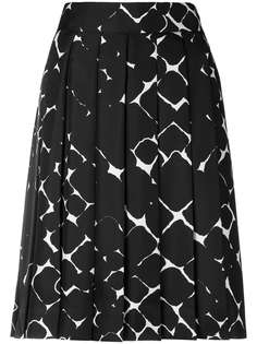 Marc Jacobs юбка с плиссировкой и абстрактным принтом