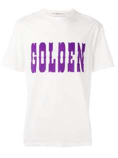 Golden Goose Deluxe Brand футболка со слоганом
