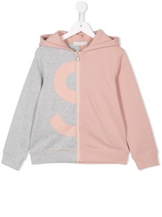 Stella Mccartney Kids толстовка дизайна колор-блок с капюшоном