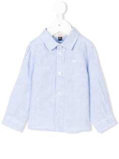 Emporio Armani Kids рубашка с косым воротником