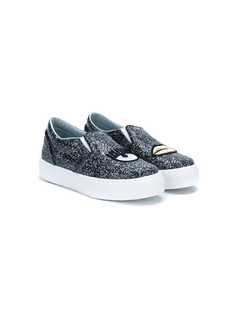 Chiara Ferragni Kids декорированные слипоны