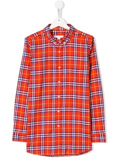 Burberry Kids рубашка в клетку Fred