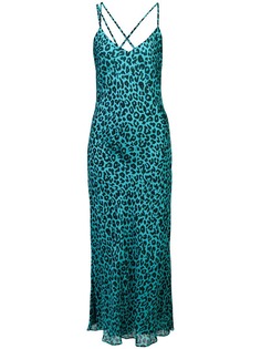 Michelle Mason платье с леопардовым принтом