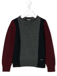 Dsquared2 Kids свитер дизайна "колор-блок"