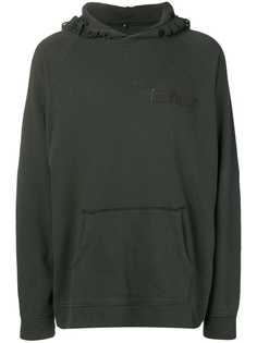 R13 приталенная толстовка свободного кроя с капюшоном