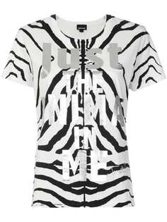 Just Cavalli футболка с полосками зебры