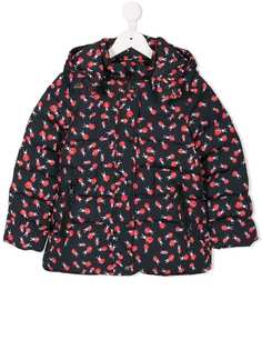 Stella Mccartney Kids дутая куртка с принтом божьих коровок