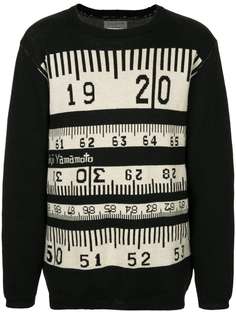 Yohji Yamamoto Vintage джемпер Tape Measure