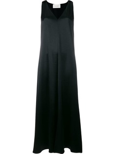 Cédric Charlier длинное расклешенное платье