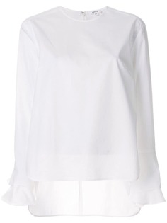 Enföld блузка с оборками на манжетах и вырезом