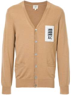 Kent & Curwen кардиган с заплаткой со львами