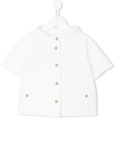 Herno Kids стеганая куртка с короткими рукавами