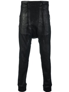 11 By Boris Bidjan Saberi брюки с заниженным шаговым швом