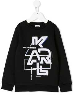 Karl Lagerfeld Kids толстовка с логотипом