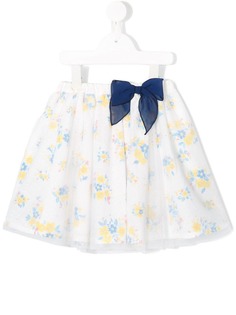 Miki House юбка с цветочным принтом