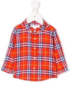 Burberry Kids рубашка в клетку Fred