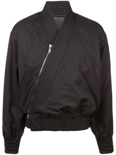 D.Gnak куртка-бомбер с диагональной молнией