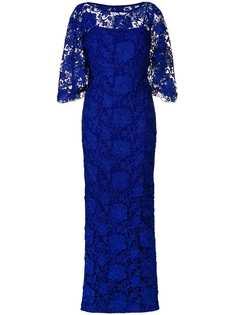 Lauren Ralph Lauren длинное кружевное вечернее платье