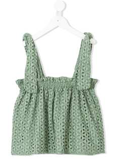 Tuchinda топ с вырезными деталями