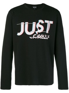 Just Cavalli джемпер с принтом логотипа
