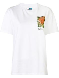 Kenzo футболка с принтом тигра