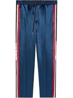 Gucci спортивные брюки с лампасами