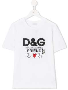 Dolce & Gabbana Kids футболка Friends с логотипом
