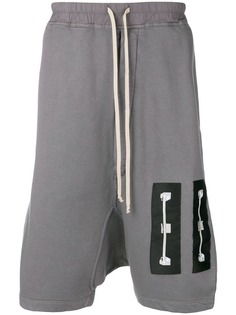 Rick Owens DRKSHDW шорты со шнурком и заниженным шаговым швом