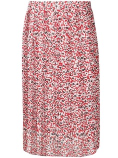 Dondup плиссированная юбка с цветочным принтом